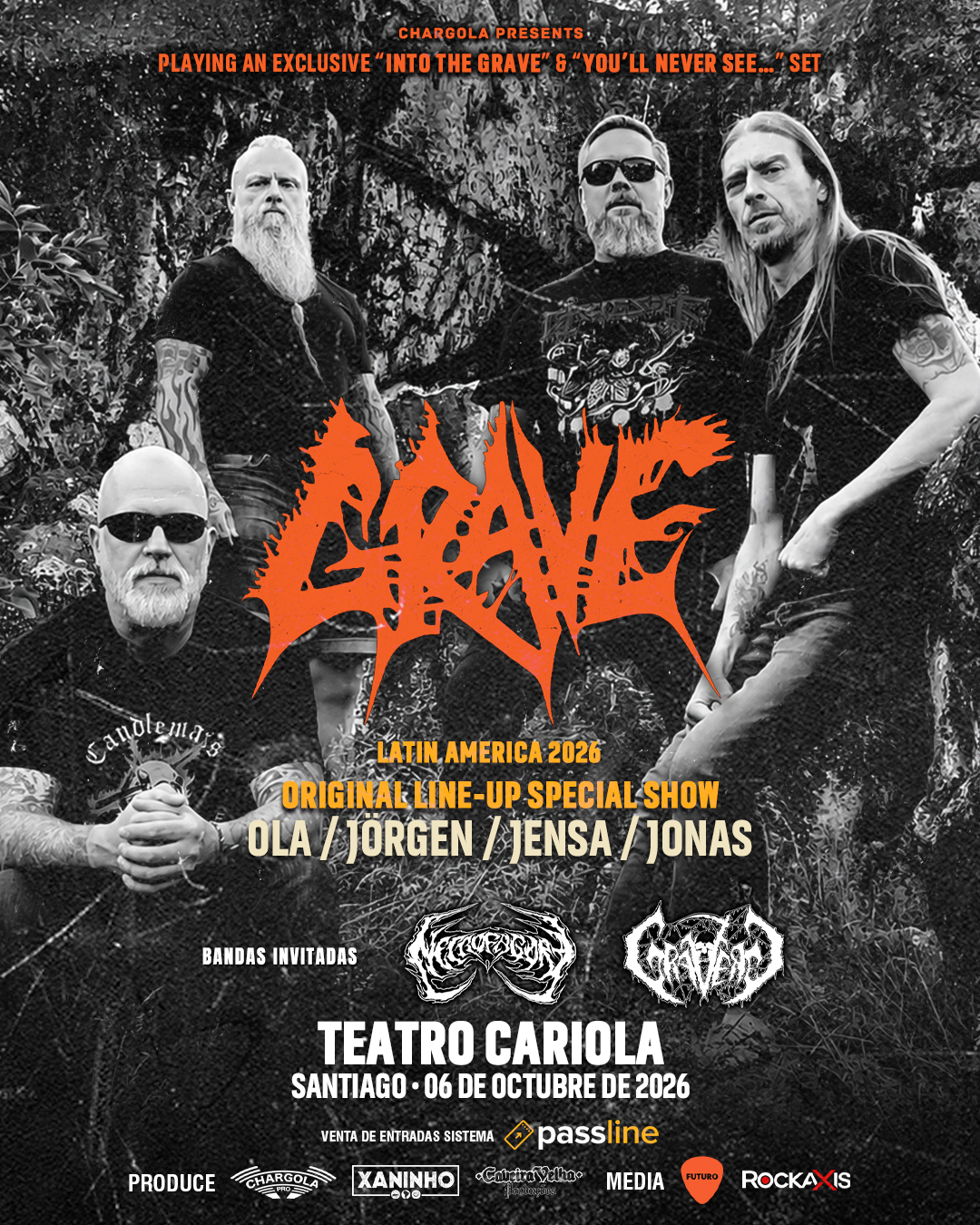 Grave en Chile: Se confirman bandas de apertura